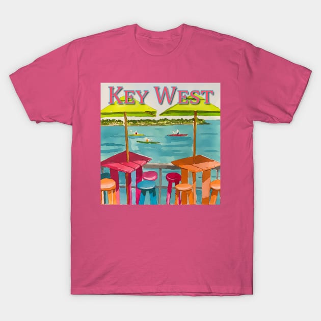 Key West Vibes! T-Shirt by WelshDesigns